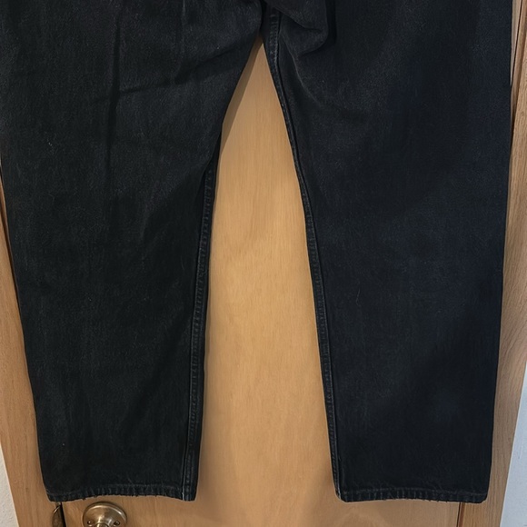 Levi’s Men’s Vintage 505 Regular Fit Jeans Black Size W38 L32 - Picture 8 of 11